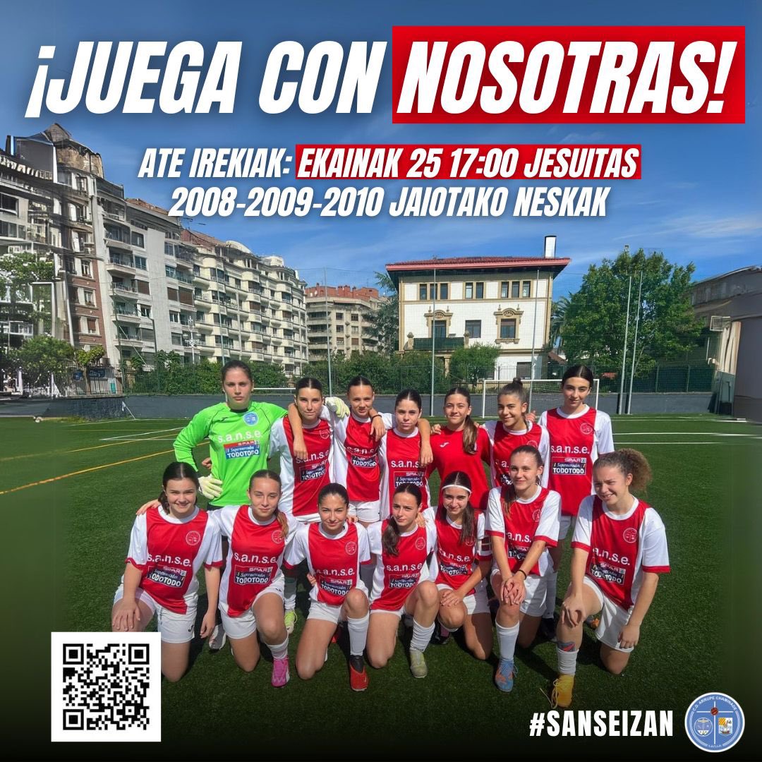 🚨 BIHAR ATE IREKIAK 🚨

Apúntate en el código QR. 👇

#GoraSANSE