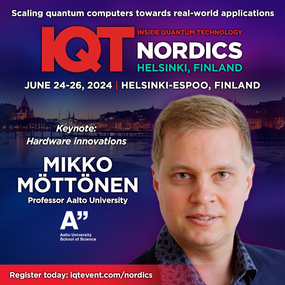 Starts to be time to get ready for my talk tomorrow (10:30 am EEST) at IQT Nordics 😀