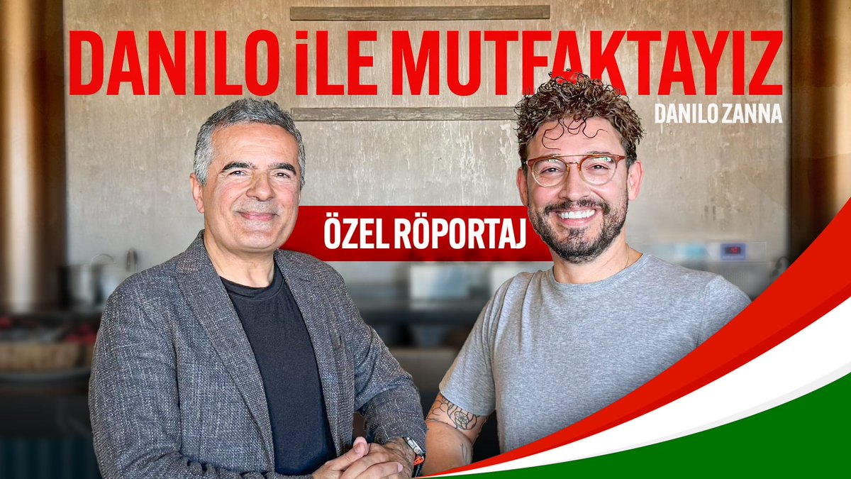 Uzun süredir Türkiye'de yaşayan, başarılı İtalyan Şef <a href="/Danilo_Zanna/">Danilo Zanna</a> ile İzmir'deki mekanında çok güzel ve eğlenceli bir sohbet yaptık.
Benzerliklerimizi, kahve kültürü ve mutfakla ilgili merak edilenleri konuştuk <a href="/TvMasterchef/">MasterChef Türkiye</a> 
🇹🇷🇮🇹
#MasterChefTürkiye 
👇
youtu.be/ntdhTDEOQvM?si…
