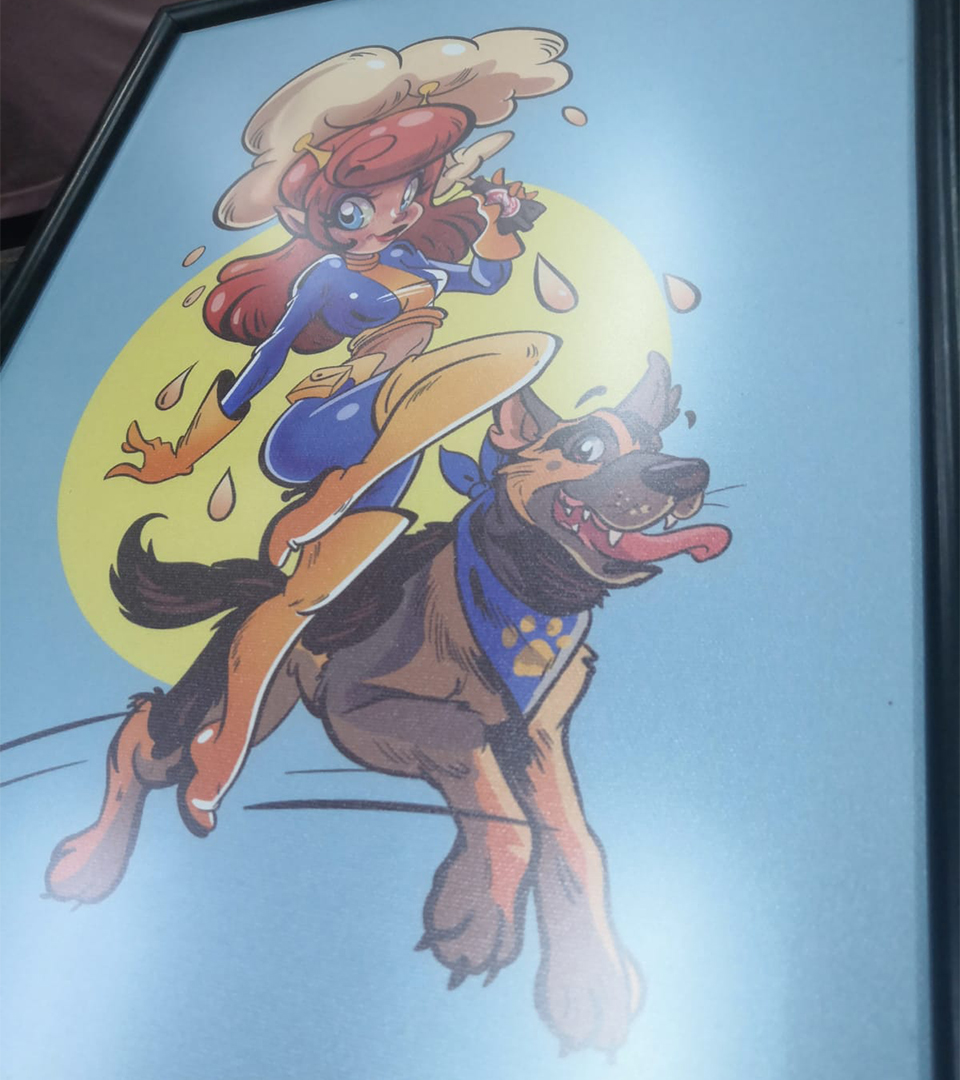 BethesdaLATAM's tweet image. ¡Con el premio ya en casa! ☢️🙌🎨

Hace unas semanas pudimos ver en vivo a @Catmynt creando este fantástico arte Pin-up inspirado en #Fallout durante las Nuka-Cola Nights. Muchos nos acompañaron desde sus casas, ¡e @IvannaTorane fue la ganadora de una versión del arte enmarcada!…