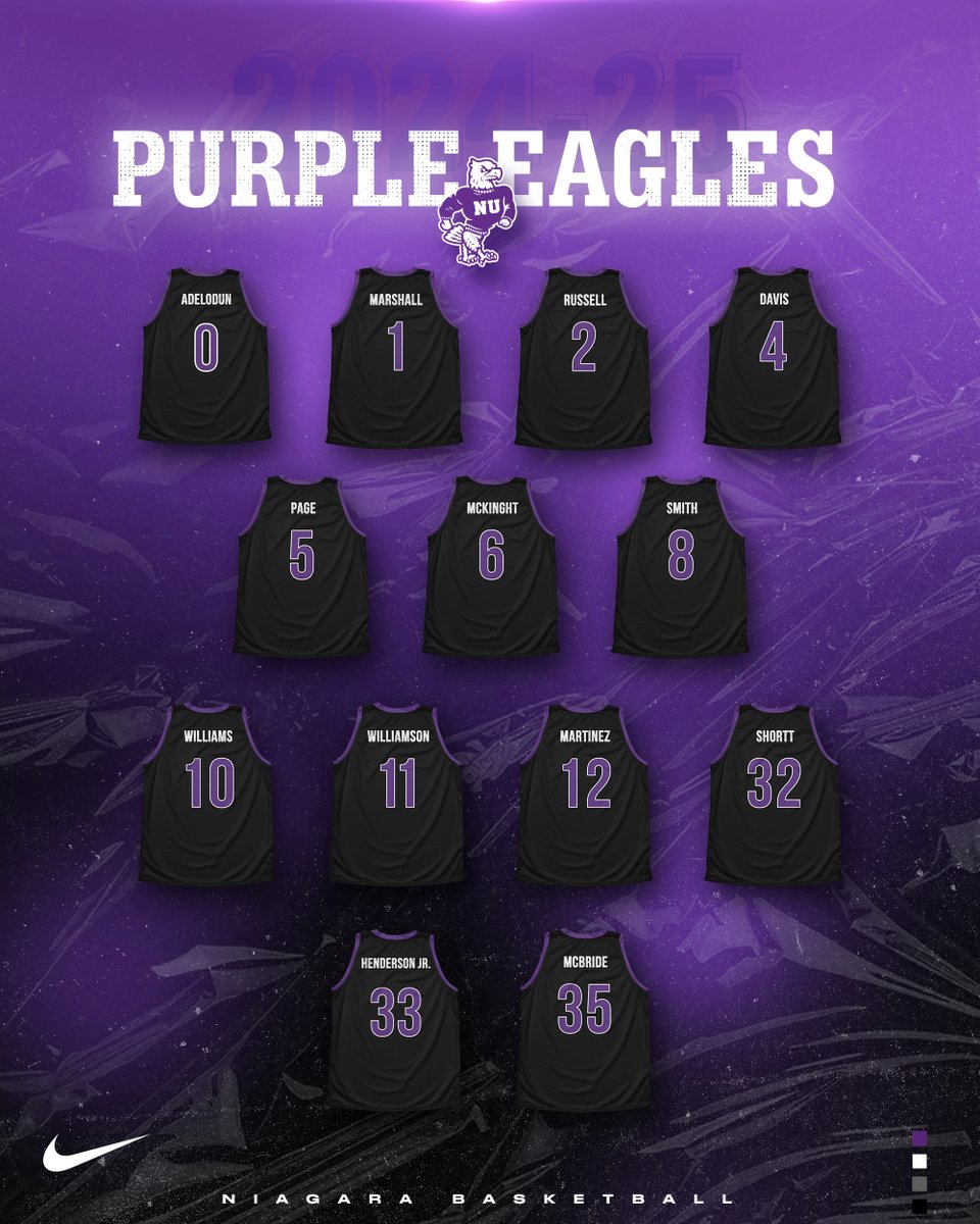 The roster is set. 

🟣🦅🏀
