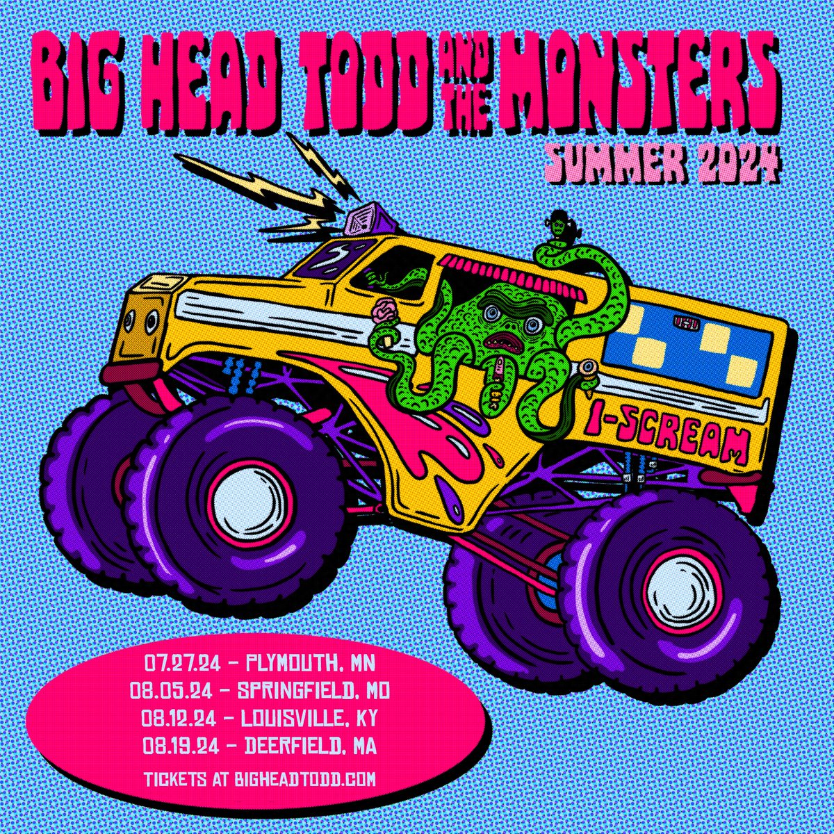 Big Head Todd and The Monsters (@bhtm) on Twitter photo Just one more month until we’re back on the road for 16 shows with our good friends in <a href="/blues_traveler/">Blues Traveler</a> 🎸⚡️
Don't miss our headline shows sprinkled in!
Tickets available at bigheadtodd.com
Can’t wait to see all of you monsters out there! 🤘 Just one more month until we’re back on the road for 16 shows with our good friends in <a href="/blues_traveler/">Blues Traveler</a> 🎸⚡️
Don't miss our headline shows sprinkled in!
Tickets available at bigheadtodd.com
Can’t wait to see all of you monsters out there! 🤘