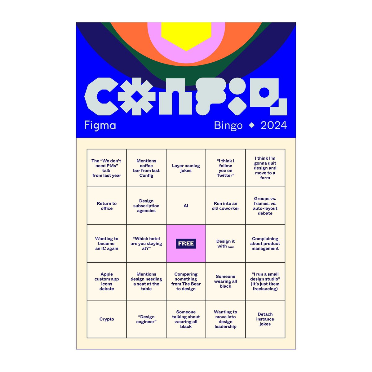 Hope y’all got your bingo cards ready