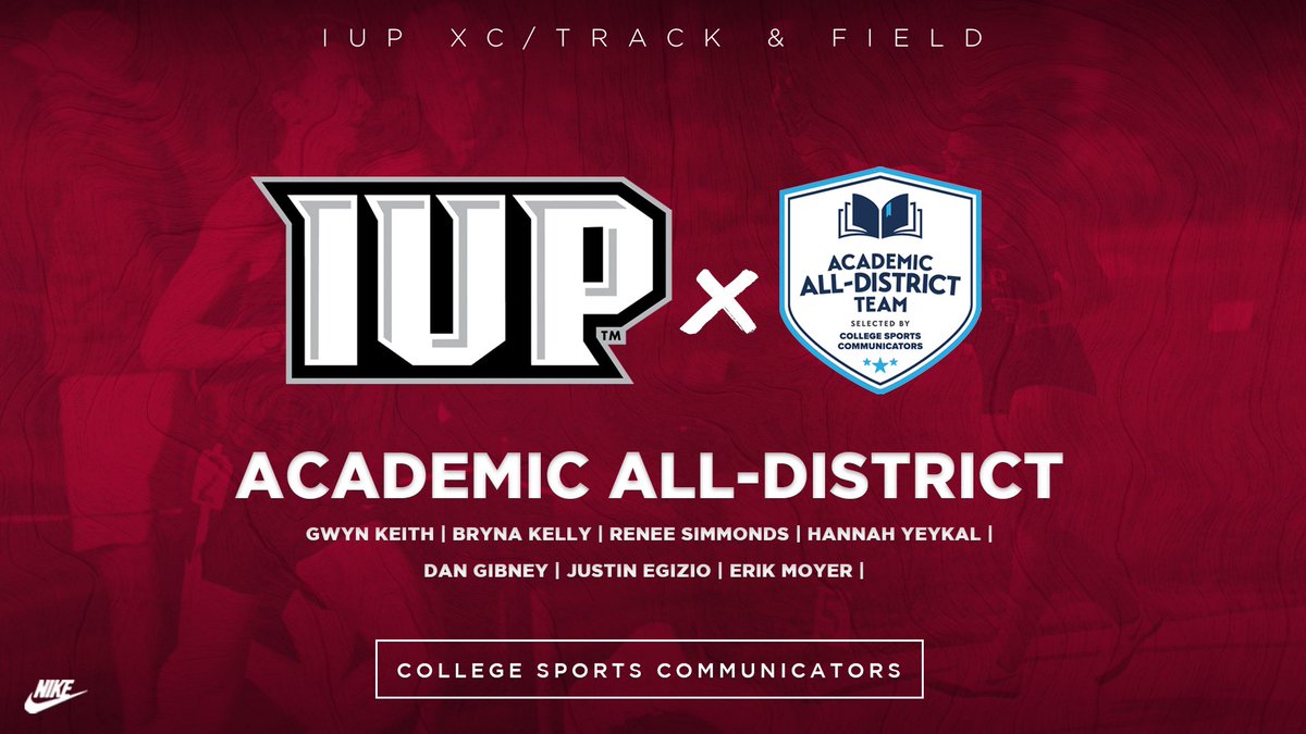 IUP XC and Track & Field tweet media