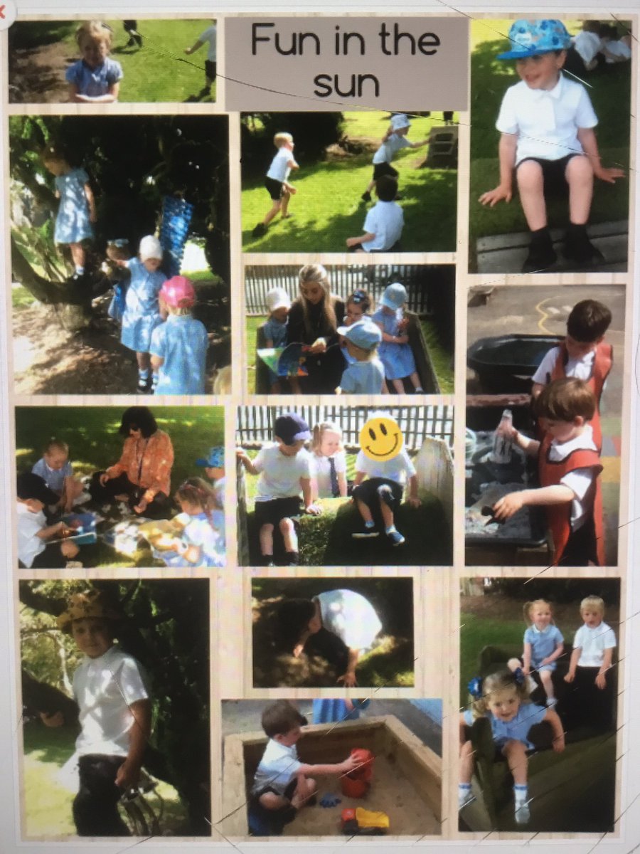 Nursery are having the best time outdoors enjoying the sunshine. Please remember to send your child with sun cream on and with a named sun hat. Thank you! 🌞#WWPAEYFS