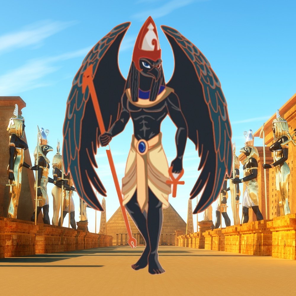 RobertWPrentice's tweet image. The first addition to our line of mythology pin, comes our Egyptian mythology line of 3″ character pins Horus. Raised copper metal with uv prin, Opal glitter wings. Numbered. Run Size: 75

Available Now: tinyurl.com/4nf4p4b2

#egyptianmythology #pinart #horus #falcongod