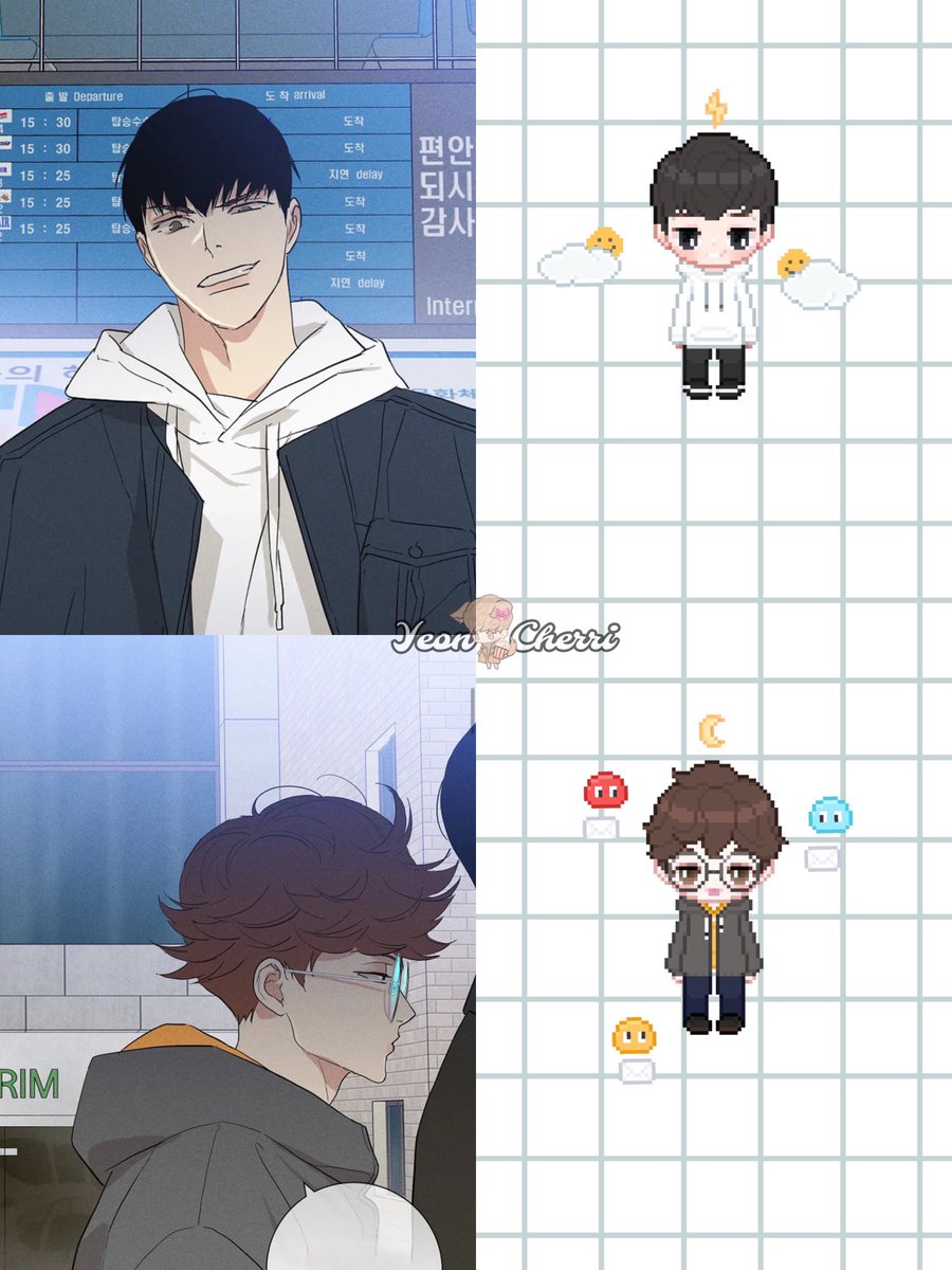 Yeon_Cherri's tweet photo. //Hong and January//

🧸 Almost accurate dress up chibi of-

🥊 Kim Hong
💻January Y

 #결혼하는남자 #mylittlestar #dressupgame https://t.co/SCSyX8S1gA