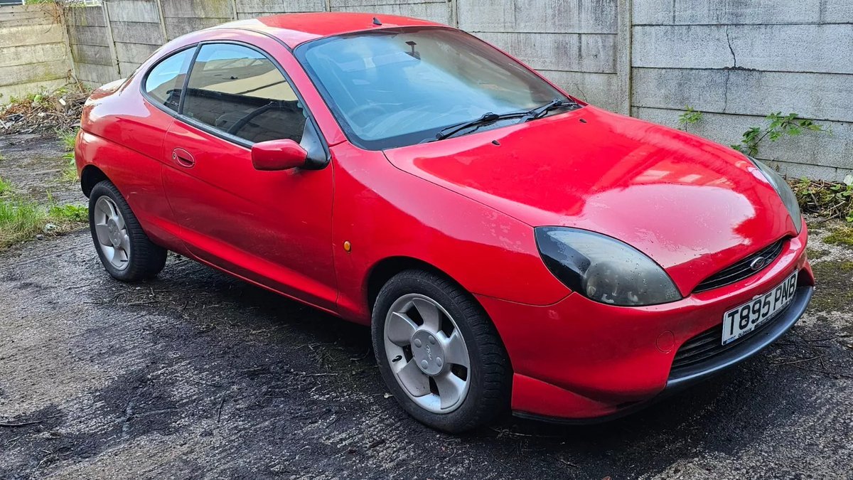 BarnFindsUK's tweet photo. Ad:  1999 Ford Puma 1.4 ABS LUX - One owner from new - MOT expired 2019
On eBay here -->> https://t.co/zLCACIztu9

 #FordPuma #ClassicCars #FordFans #CarCollectors https://t.co/OEGgJnPVhe