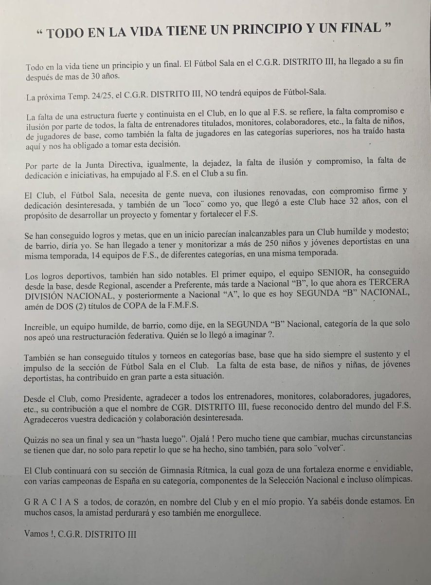 C.G.R. DISTRITO III tweet media