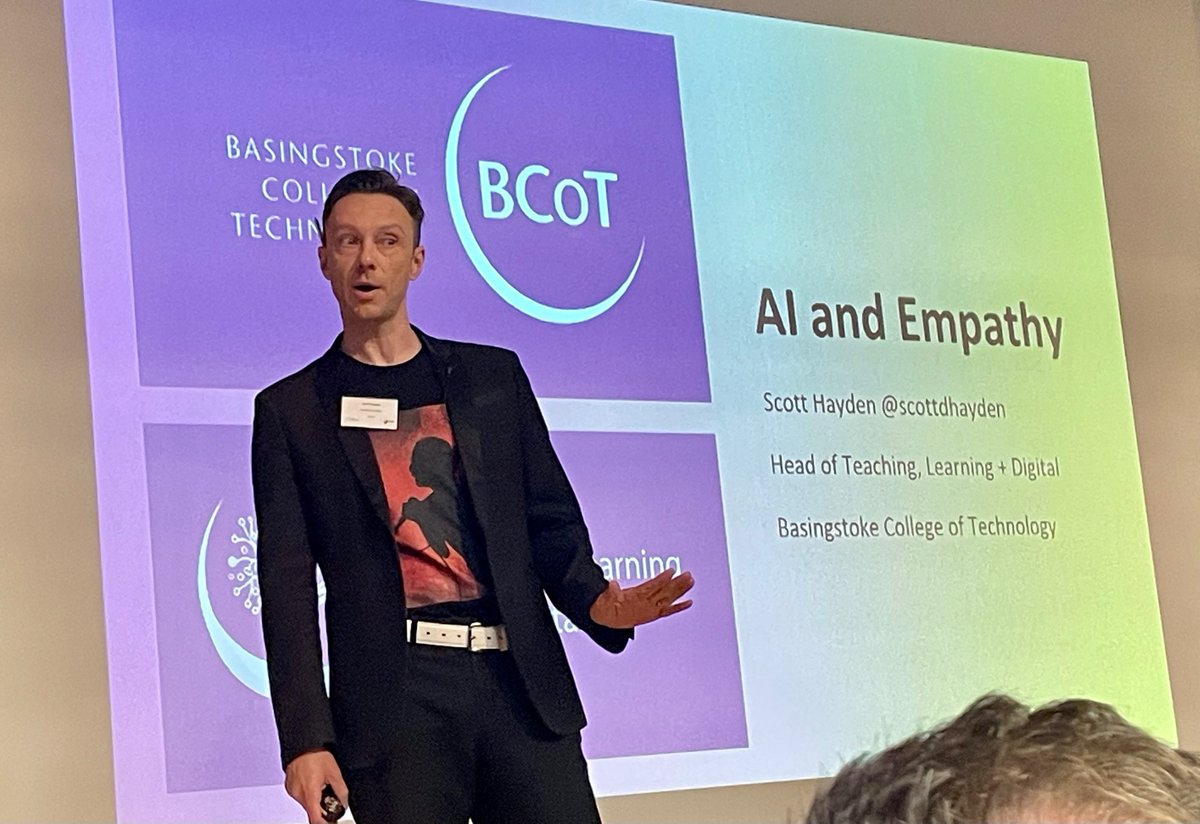 darcyprior's tweet photo. Finally got to meet the amazing Chris Goodall @mrradburn and the AI rock god that is @scottdhayden in person today at the @ai_ineducation Conference after only ever speaking via screens! Of course, time spent with @Ranga_EDU is always just a big bonusβ¦ π @DFGEurope #WeAreDFG https://t.co/uySqFzcntT