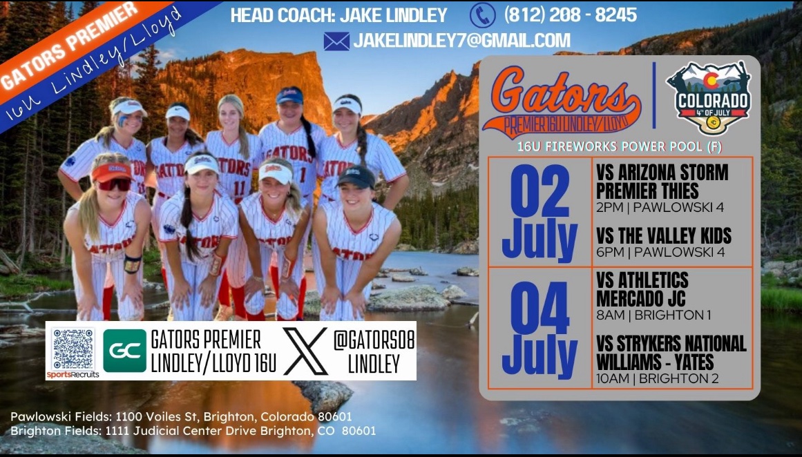 Colorado here we come! <a href="/08Lindley/">Indiana Gators 08-Lindley</a>