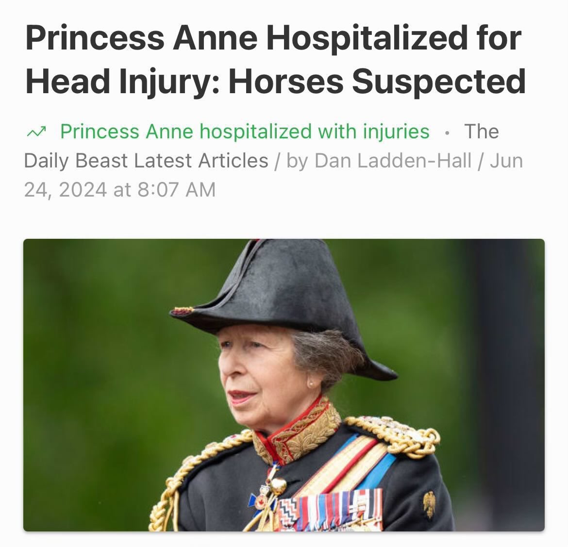 Horses Suspected