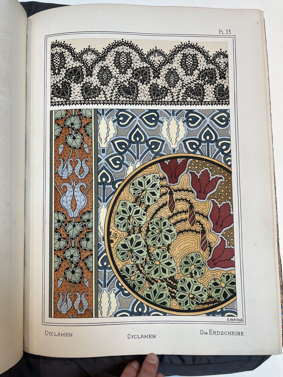 Prachtige bloemmotieven uit ‘La plante et ses applications ornementales’ (1898) van Eugène Grasset en zijn studenten.