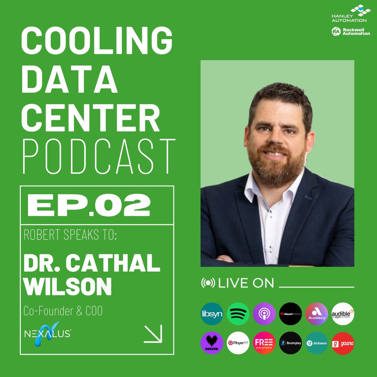 'The Ferrari of Cooling Solutions' - Robert Ussher's description of Nexalus in his Data Center Cooling podcast. Our COO &amp; Co-Founder, Dr. Cathal Wilson sat down with Robert to chat all things Data Center cooling. Perfect listening for your drive home -  spoti.fi/4czOyDX