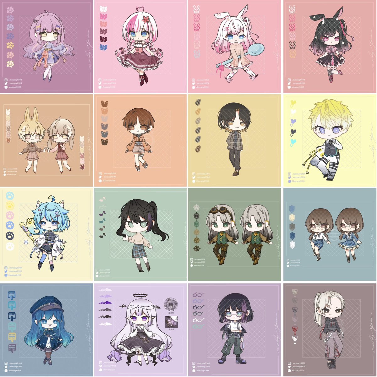 終於有空可以來賣藝了🥺

🖤Q版全身換裝驚喜包🖤
✨$900
🤍可商用
🤍可許願風格/ tag /色系，但不一定全都有相關元素
🤍內容：Q版全身+色票+單色背景
🤍收2人，工期為收到款項後2週內，直接喊
🤍驚喜包直接完稿