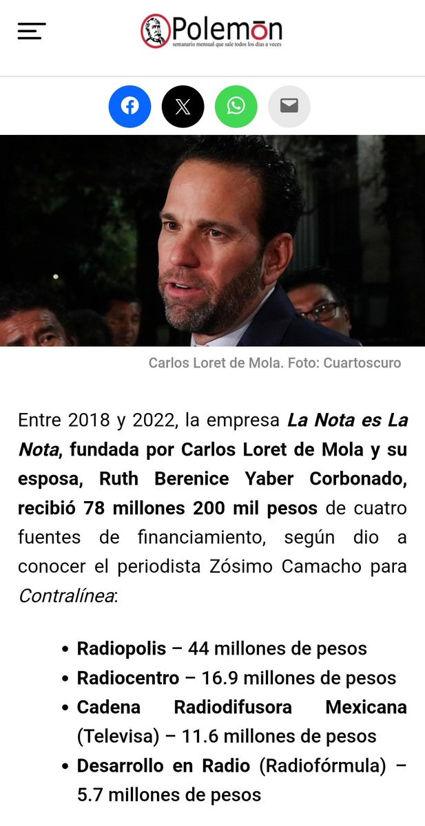 catrina_nortena's tweet photo. #NoticiasDeÚltimaHora 
🚨 MÁS DE 132 MDP recibió @CarlosLoret y sus empresas del 2018 al 2022

Esta es la verdadera razón por la cual la #UIF y el #SAT lo están investigando, ya que no cuadran los ingresos reportados con los ingresos reales. Ya salió el peine.

No se fue de vacaciones 2 meses, agarró sus maletas llenas de Chayo y huyó...