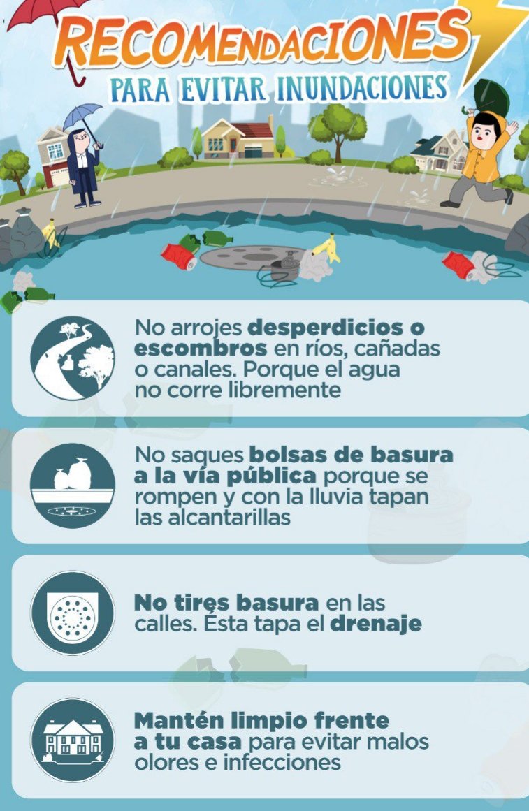 👌Prevenir, es tarea de todos debemos estar siempre Preparados y Alertas; ante las fuertes lluvias,🔈atender a las informaciones brindadas por los profesionales del Instituto de Meteorología y de la Defensa Civil.

#LaHabanaDeTodos 
#LaHabanaViveEnMi