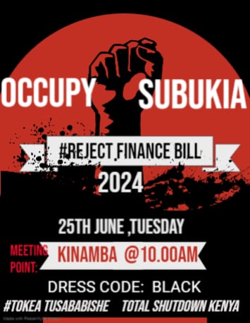 GroundActivator's tweet photo. We all stand in solidarity with other Kenyans as we say NO to Punitive taxes. Zakayo lazima ashuke by all means. 

#OccupySubukia https://t.co/SeBPYuMchg