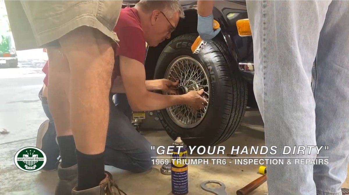 Capital_Triumph's tweet photo. It’s #MembersCarMonday!
This is Dana’s 1969 #Triumph #TR6, the subject of the club’s most recent “Get Your Hands Dirty” event.
After the car was inspected some needed repairs were made.
Here’s the video link to the day’s session on our YouTube channel: https://t.co/UuLUY3SP94 https://t.co/nzg0RavAeO