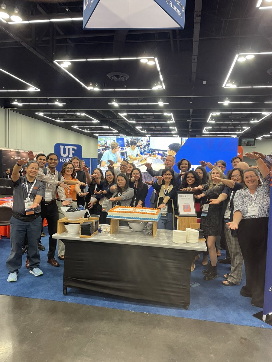 Our favorite tradition! Year 5 with <a href="/UFWertheim/">UF Engineering</a>! 🎂 #ASEEAnnual