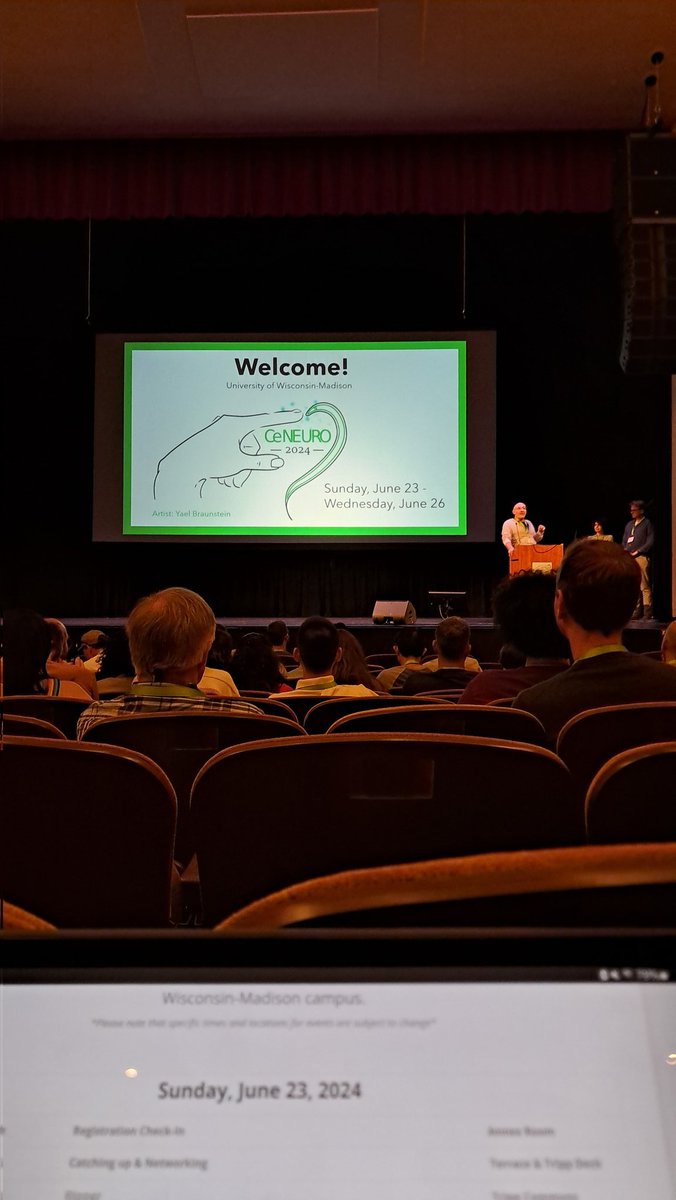 Hello from Wisconsin-Madison 🇺🇸
#ceneuro2024 🐛