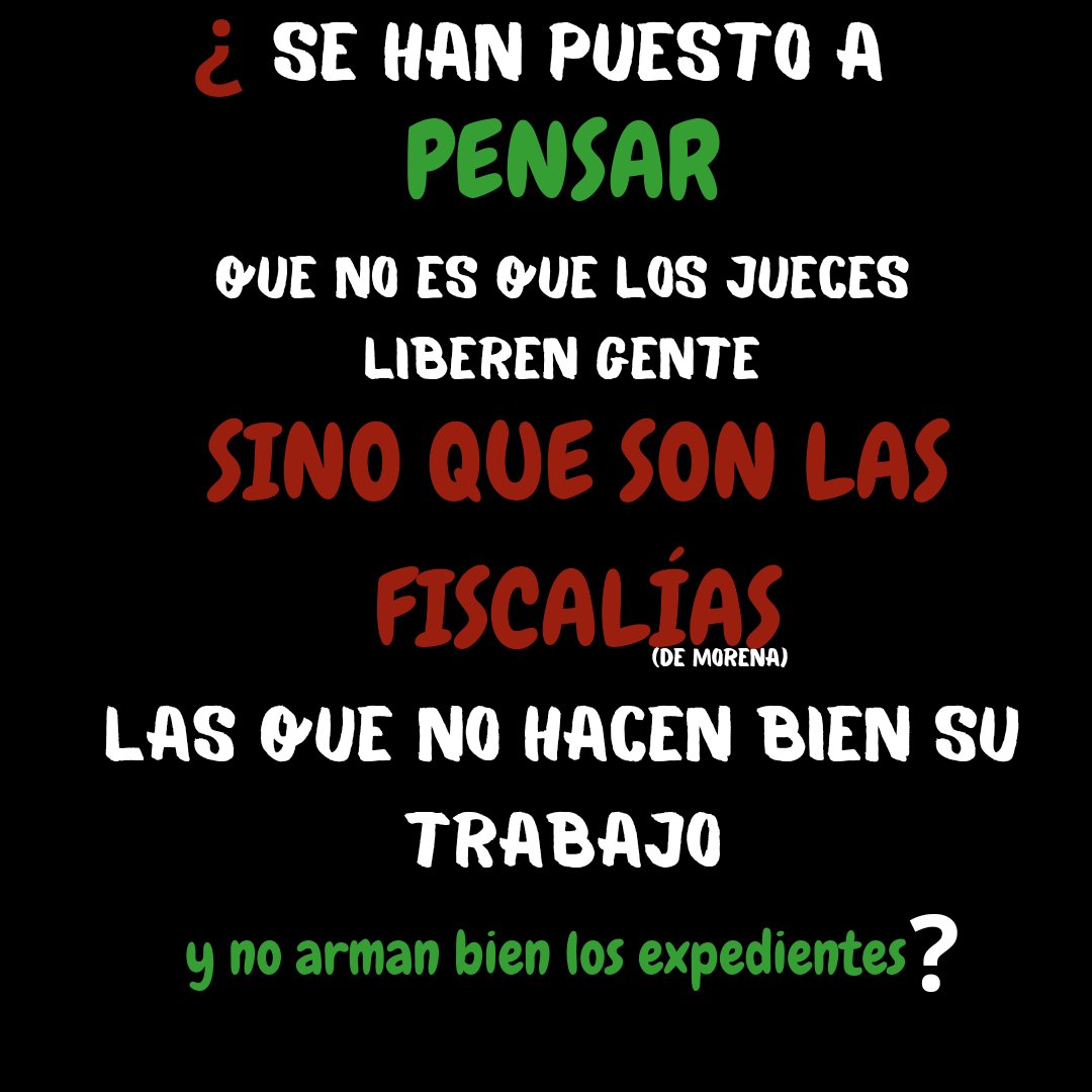 jesusnicolas's tweet image. Quieren una #ReformaPoderJudicial porque no aceptan que los errores vienen desde la fiscalía que arma mal los expedientes. Si si #ReformaPoderJudicialVa es por qué nunca aceptarán sus realidades y culparan a los demás.

#SCJN