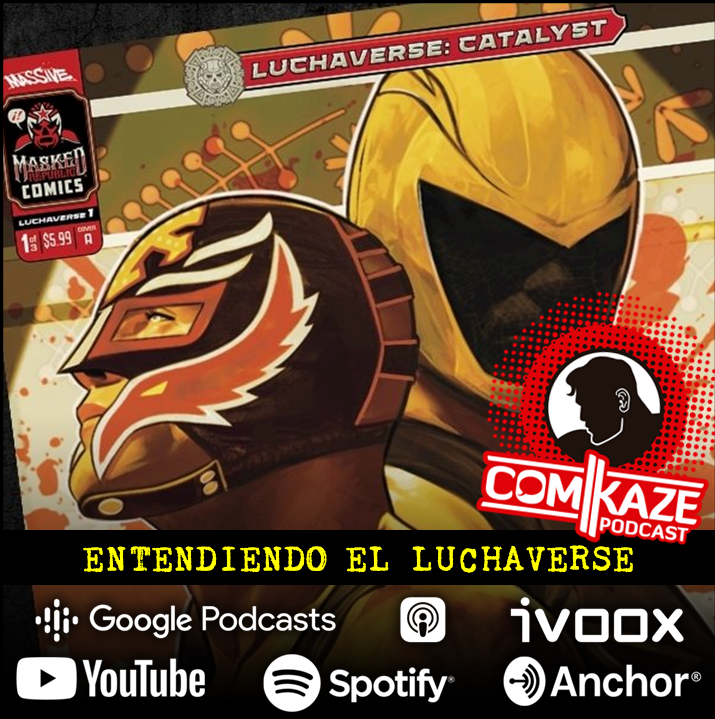 ComikazeRevista's tweet photo. 💪Arranca tu lunes con el #PodcastComikaze. Entrevistamos a Diego Valenzuela @TheDamnBeast de @maskedrepcomics acerca de los títulos del #Luchaverse que este verano publicarán con @Massivepublish.   
▶️ Spotify https://t.co/MjVlmrwue3
▶️ Apple Podcasts https://t.co/78HwdfEBo5 https://t.co/GpbuFuSl6h