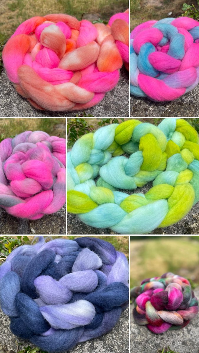 penberthyarns's tweet image. Shop update - Hand dyed Merino spinning fibres 100g braids
penberthyarns.etsy.com #spinningfibres #handdyedwool