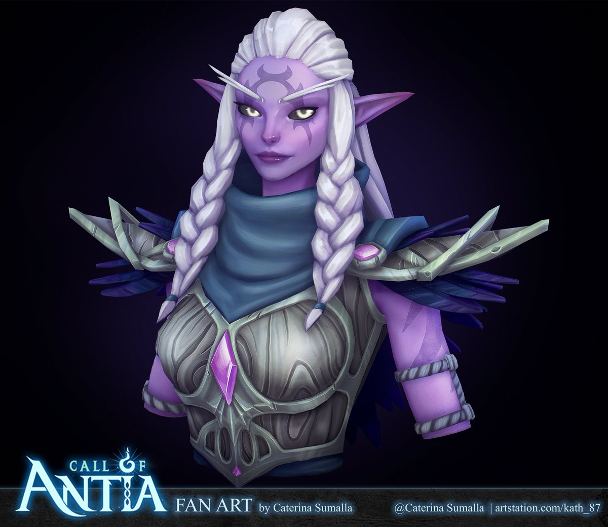 Hi 3Dudes!

I finished my last personal project: the first attempt of handpaint style making Idritha (Call of Antia). I hope you like it!
Thanks for checking her out!