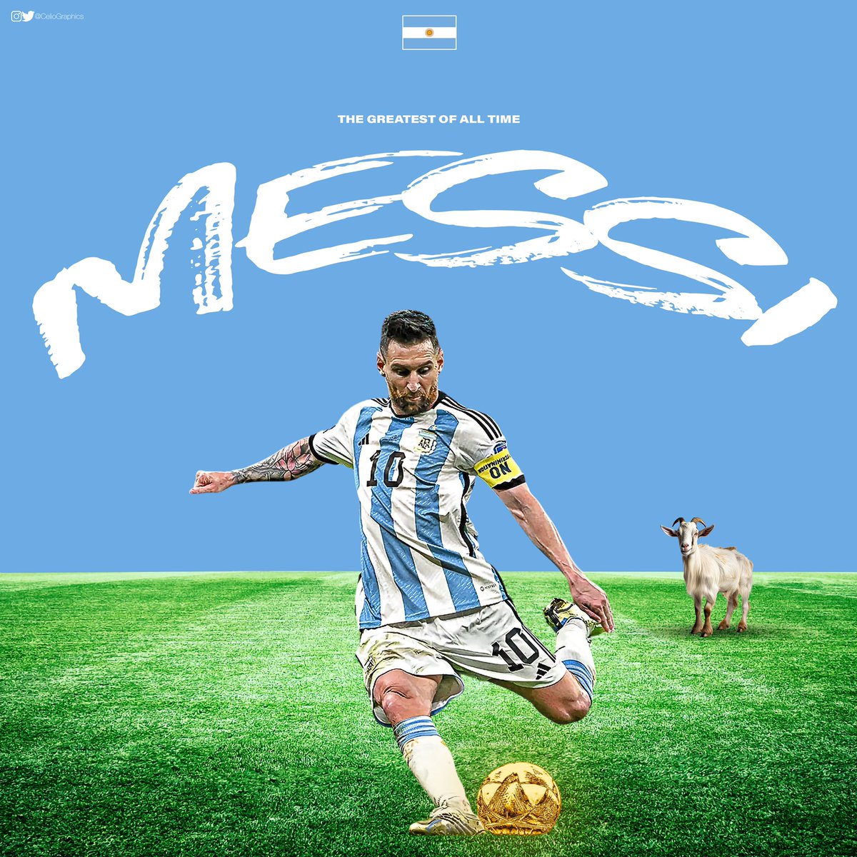 CelioGraphics's tweet photo. Lionel Messi Graphic ⚽️

#LionelMessi #Messi #GraphicDesign #Soccer #Sports https://t.co/UA4PiHEy7D