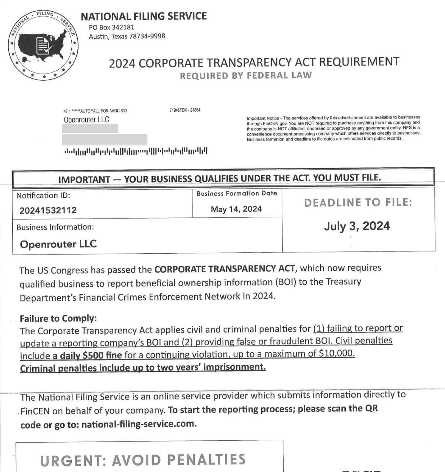 Alex Atallah on X: &ldquo;These scams targeting small business owners 