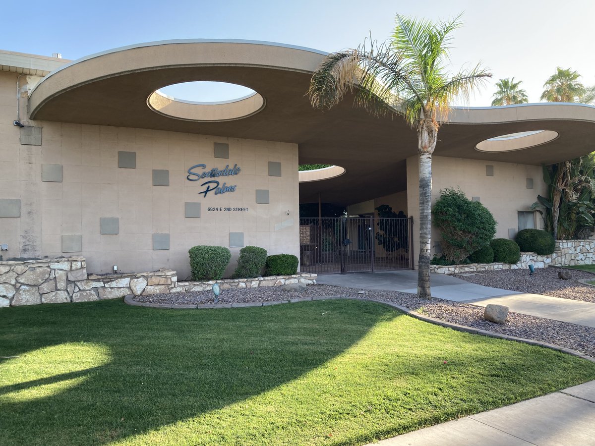 Scottsdale has some cool midcentury modern garden apartments near the Valley Ho Hotel, including the Scottsdale Palms on Second Street.