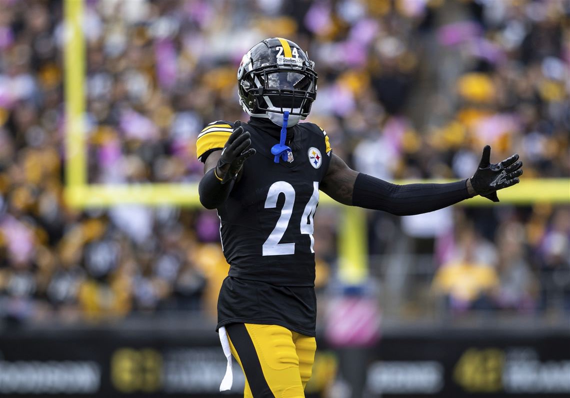 SUPERSTAR: Least receptions allowed by a rookie #NFL cornerback min. 800 snaps

1) #STEELERS JOEY PORTER JR: 24  
2) Sauce Gardner: 33 
3) Marshon Lattimore: 36
4) Jaylon Johnson: 41
5) Pat Surtain II: 49
6) Jaire Alexander: 51
7) Jalen Ramsey: 54

🤯🤯🤯

(Via <a href="/Mazursky8895/">Baku 🐧</a>)