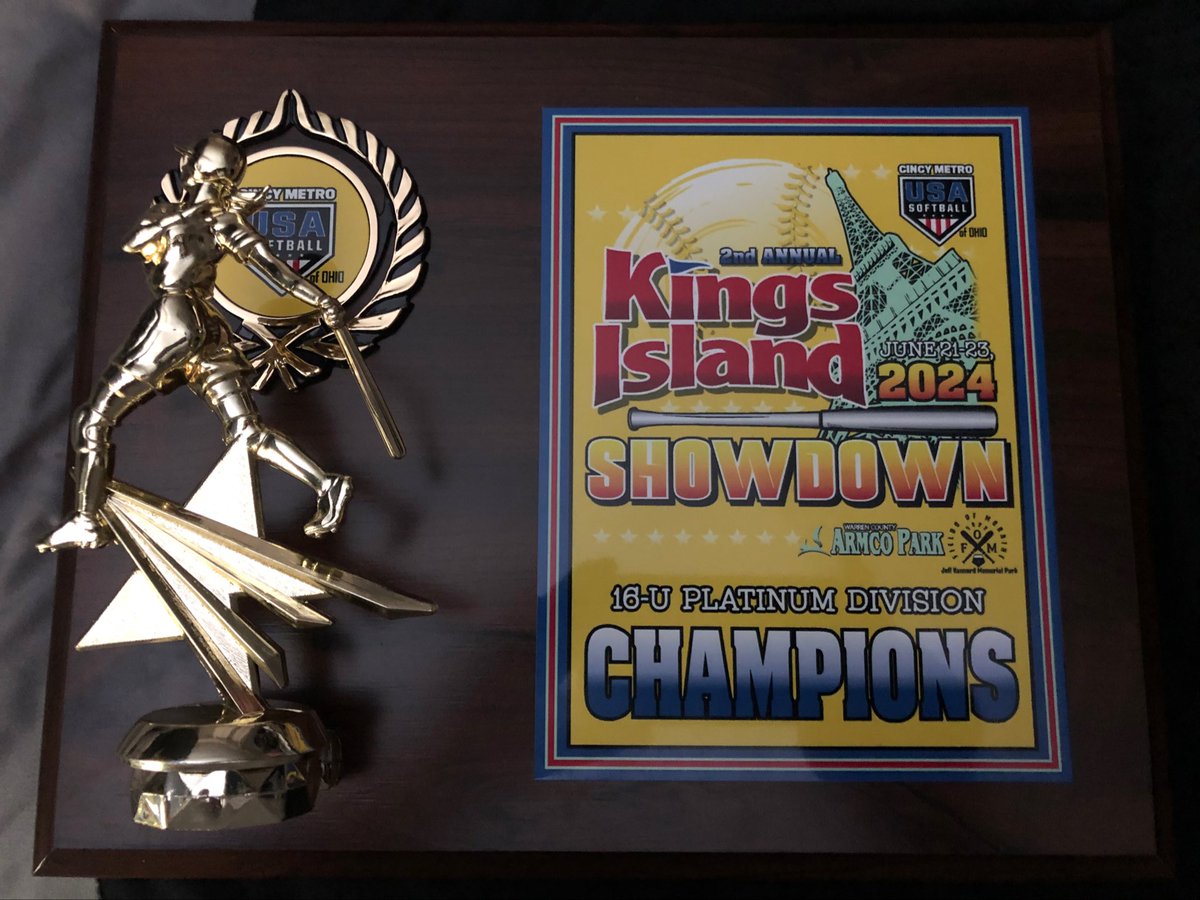 6-0 on the weekend for the Kings Island Showdown. These girls put in the work, laid it all out &amp; snagged the SHIP! #ohiothunder <a href="/D1Softball/">D1Softball</a> <a href="/DukeSOFTBALL/">Duke Softball</a> <a href="/DubC_Softball/">Wilmington College Softball</a> <a href="/MSJSoftball/">MSJ Softball</a> <a href="/ONUSoftball/">ONU Softball</a> <a href="/CoachBdunk/">Brittany Duncan-Houghland</a> <a href="/AshlandUSball/">Ashland University Softball</a> @Tampa_Softball <a href="/CUJacketsSB/">Cedarville Softball</a> <a href="/RMUSoftball/">RMU Softball</a> <a href="/TMU_Softball/">Thomas More University Softball</a>
