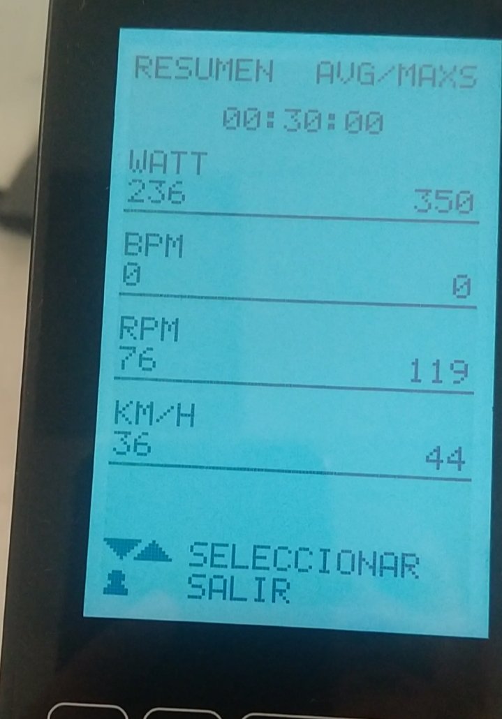 Día 22 del #retoalotuyo de la comunidad <a href="/alotuyo_/">alotuyo | comunidad</a>.

Hoy, de nuevo, sesión doble, pero más cortas de lo que habría querido. 30 minutos de spinning por la mañana y 45 de comba por la tarde.

Ya no queda nada para llegar al final, hay que echar el resto e ir a por todas. 🔥💪🏼🧡