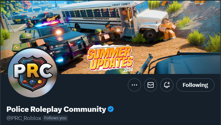 It's only just getting started 👀
Here we go <a href="/PRC_Roblox/">Police Roleplay Community</a>, summer '24