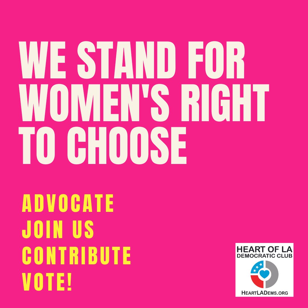Two years ago, the Supreme Court took away our constitutional right to have a safe &amp; legal abortion. We must unite against anti-abortion extremists to fight for the future we believe in. 
Join, Contribute, Vote heartladems.org/reprorights.ht…
#ReproRights #WomensRights #TakeAction #Vote
