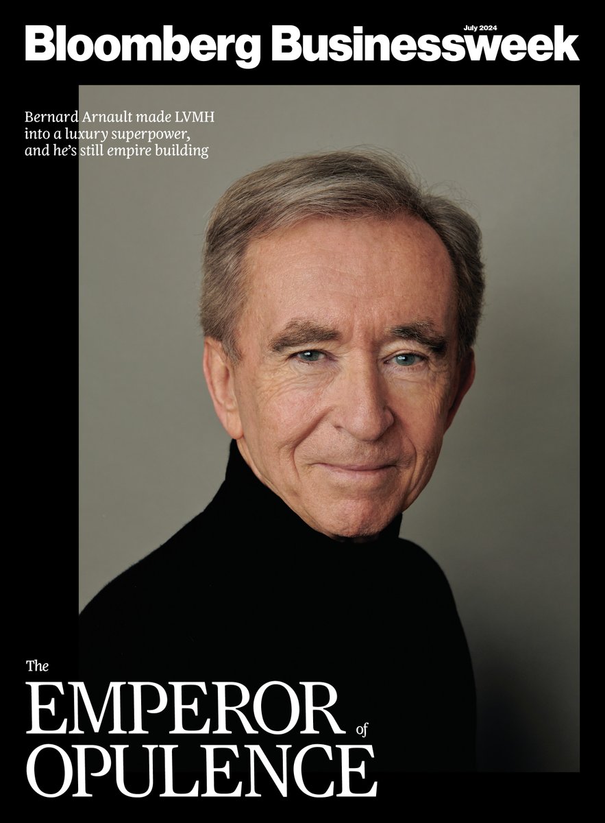 BradStone's tweet image. NEW: In the July issue of Bloomberg Businessweek, Bernard Arnault, one of the wealthiest people alive, explains how he built LVMH into the largest luxury conglomerate in the world. (thread: 1/4)
bloomberg.com/features/2024-…