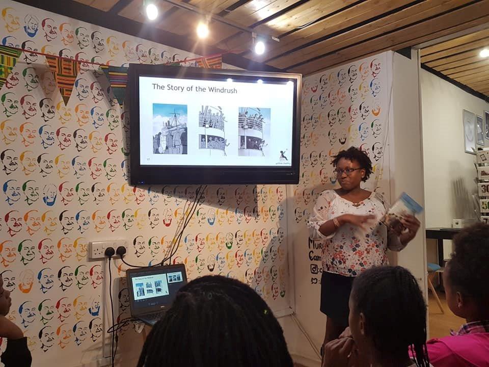 I can deliver my the Story of the Windrush children's 'meet the author' collage session to libraries, museums and other venues all year round.  Get in touch to book a workshop!