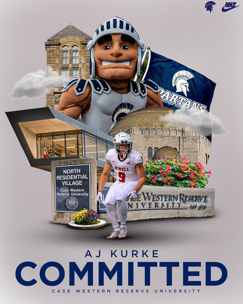 Welcome to CWRU, <a href="/AjKurke/">AJ Kurke</a>!

🖊️ AJ Kurke | DB | William Jewell College | Raleigh, NC

#BlueCWRU | #RollSpartans | #d3fb