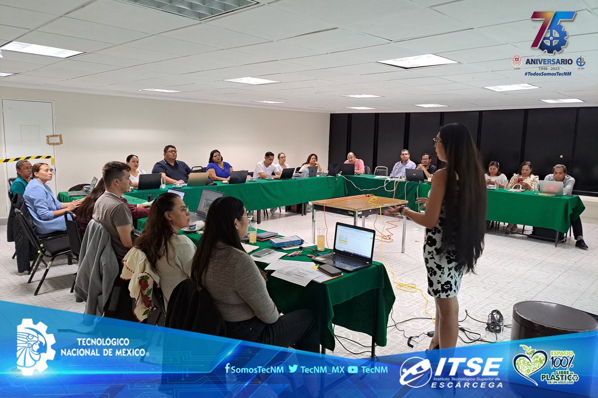 Reunión Nacional del Sistema de Gestión de la Energía. Por parte del ITSE, participan Rodrigo Alberto Vázquez Vázquez, coordinador del SGEn, y Libni Esther Gonzalez Potenciano, representante del SGEn, quienes contribuyen en los trabajos de revisión documental.