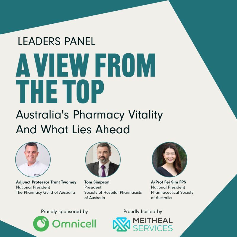 This is exciting! It is the first time ever that the leaders of the three industry peak bodies in pharmacy will sit on the same panel at a career summit to share their expert views on what lies ahead for the pharmacy industry.

Register now at buff.ly/3QZ8APS