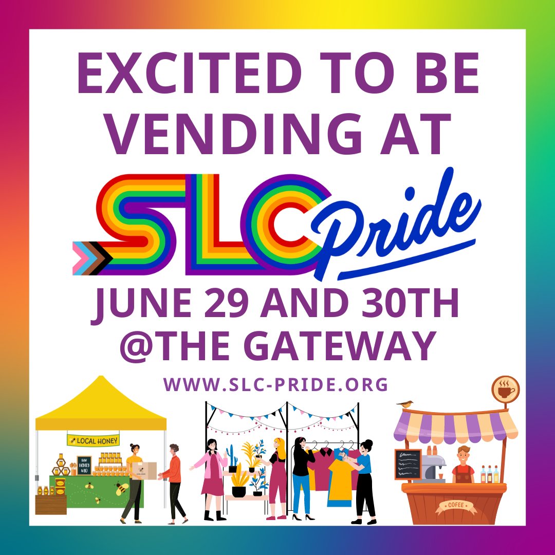 utahqff's tweet photo. Celebrate with us at #SLCPride, taking place at @atthegatewayslc this weekend! Enjoy local entertainers, vendors, and artists. We're thrilled to be vendors at this year's event — be sure to stop and say hi to our #UQFF team! ❤️
Tickets are on sale at https://t.co/ryjJk9g2qp https://t.co/JablPtPQFu