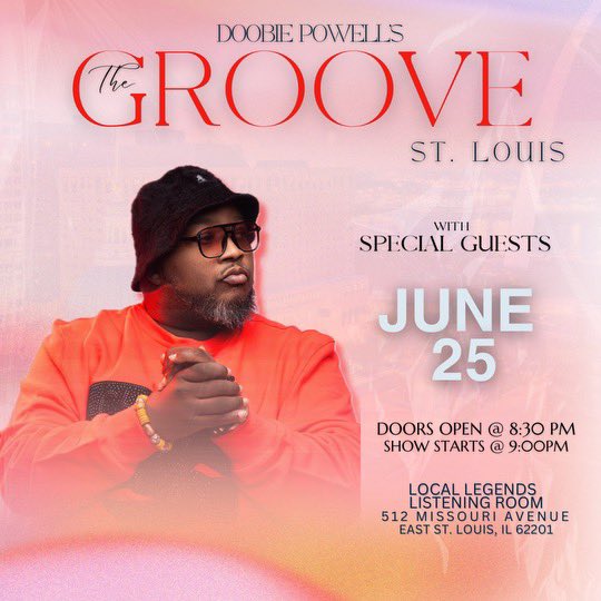 Tomorrow Night ! Pull uP !!! #stlouis #thegroove 🙏🏽❤️✊🏾