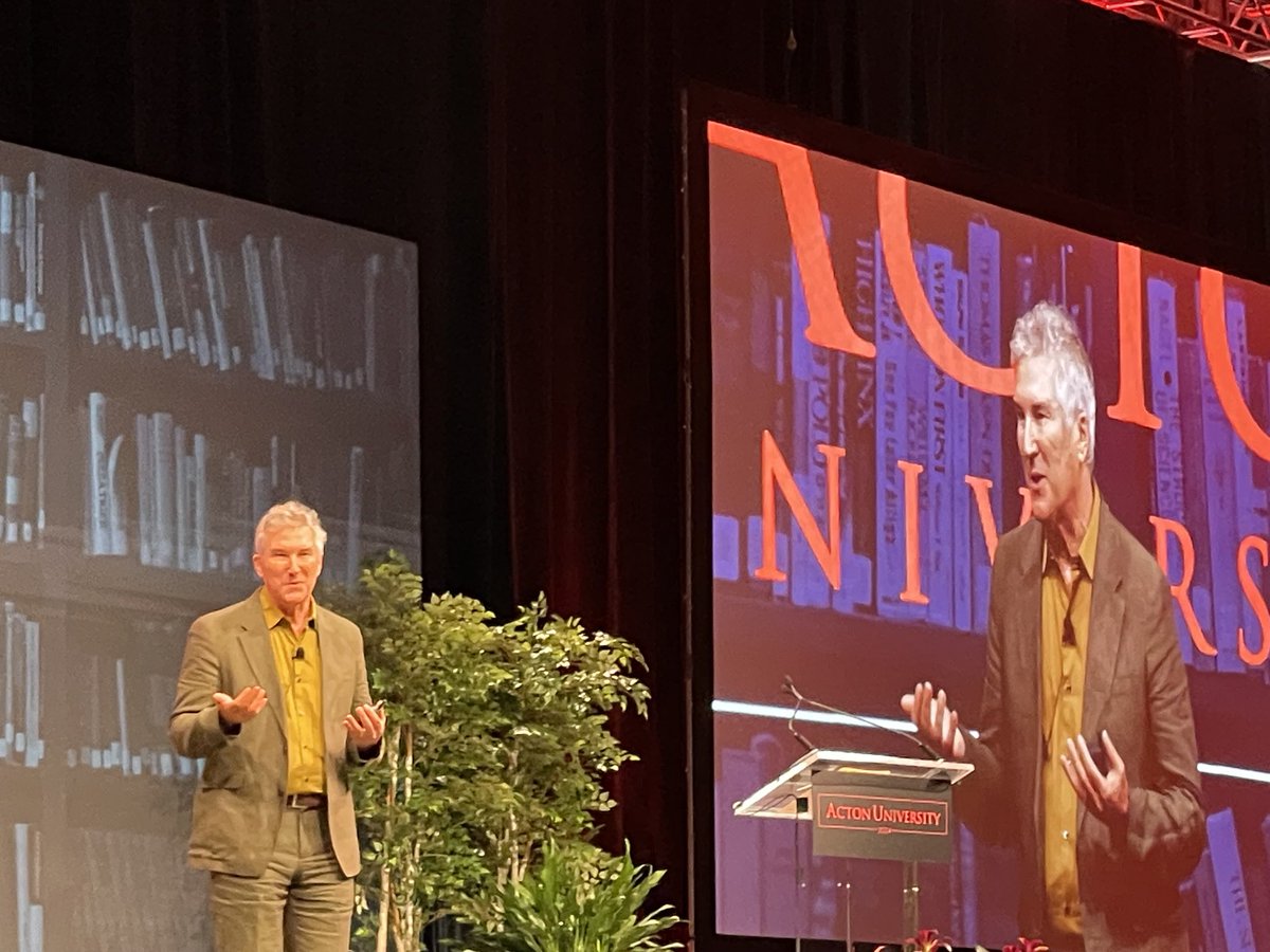 JamesEBruce's tweet photo. Heartwarming &amp; thoughtful lecture from John Tomasi of ⁦@HdxAcademy⁩ at Acton University. ⁦@ActonInstitute⁩ https://t.co/voTx1pl57p
