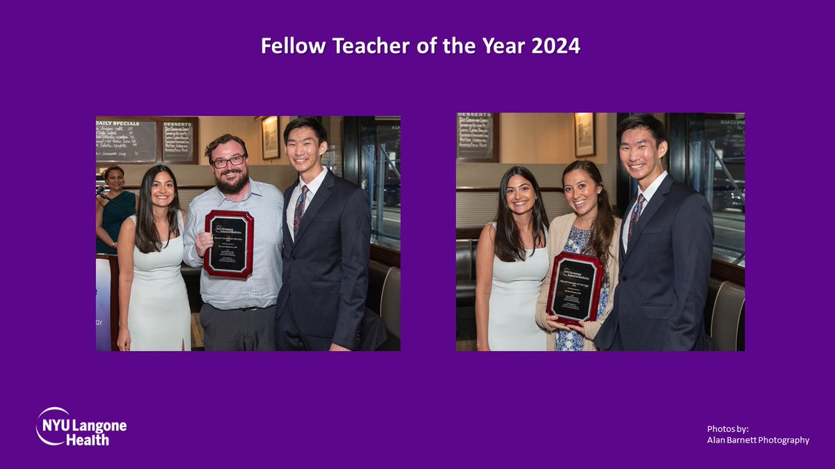 Congratulations to the Graduating Fellows and Graduating IR Integrated &amp; IR Independent Residents of <a href="/NYUImaging/">NYU Langone Health Department of Radiology</a>, Class of 2024!🎉💜
Special honors to Jordan Fenner &amp; Thomas Mehuron from MSK and Neuro, both awarded Fellow Teacher of the Year! <a href="/NYURadRes/">NYU Radiology Residency</a> @nyuvir <a href="/nyu_mskrad/">NYU_MSK Radiology</a>