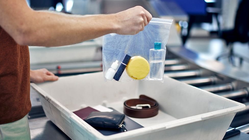 No liquids or gels in carry-on baggage in any container with over 100ml capacity. We know it’s frustrating but while the enormous and complex implementation of next generation scanners is taking place the limits remain until further notice by the UK Govt. Check with your airport.