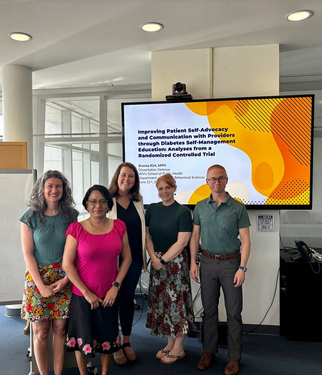 So this happened on Friday... quite a journey, but I'm excited to share that I successfully defended my dissertation! 🎉Officially Dr. Kirk! Huge thanks to my rockstar committee✨<a href="/WVUPublicHealth/">WVU Public Health</a> and my amazing family and friends who helped me reach this milestone! 💛💙