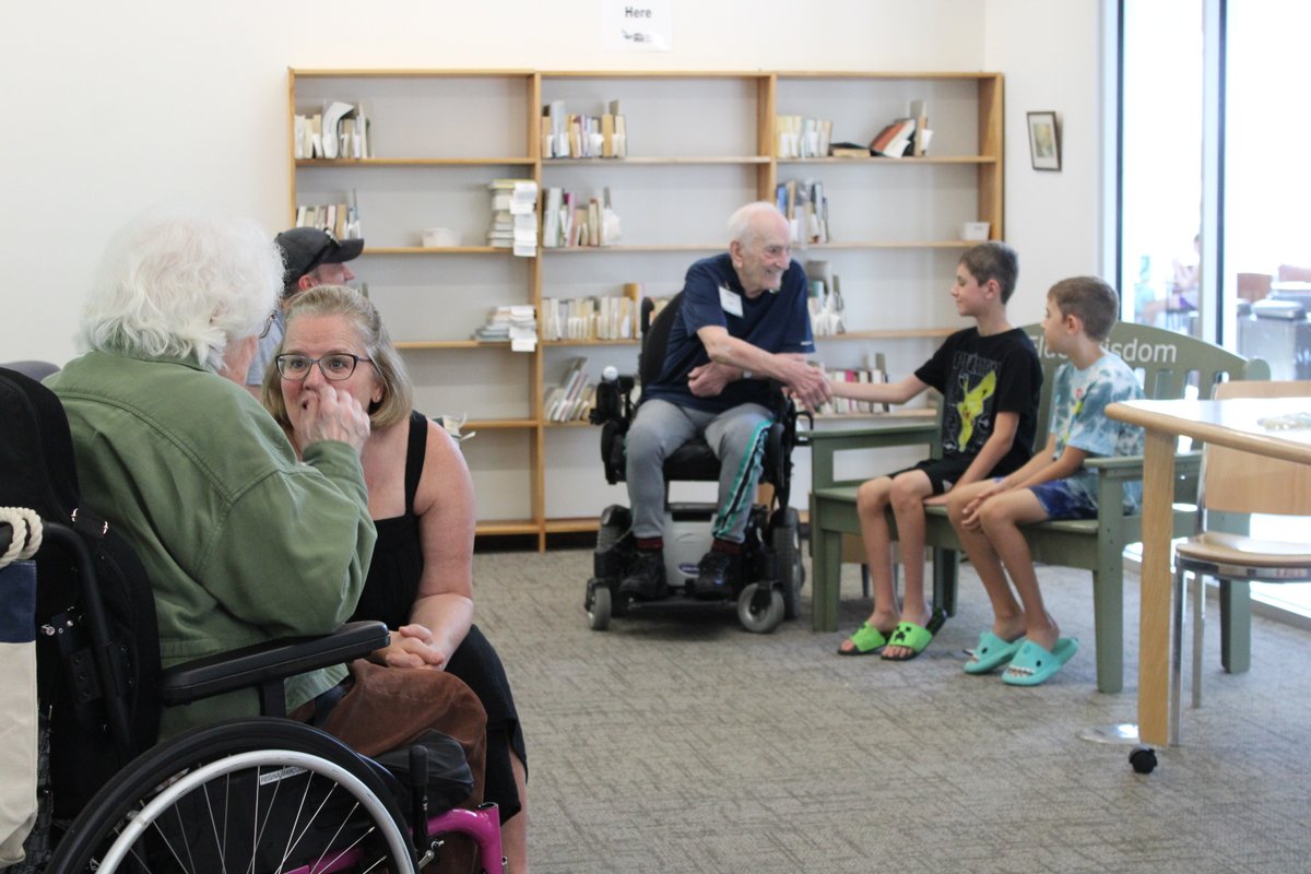 “Libraries are filled with stories,” says Manuela Denes from Essex County Library. Discover how #ElderWisdom events bring generations together across Ontario.

Read More: schlegelvillages.com/news/elderwisd…

#SeniorsMonth #Community
