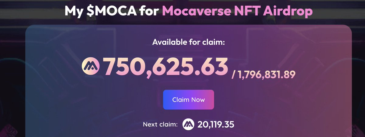 Wen $MOCA Chapter 3

BREAKING: $MOCA will come before GTA 6

This “Wen $MOCA” series is all about what's on the team's mind on $MOCA airdrop and distribution, reflection on the current market, and the growth trajectory of consumer crypto. Before that, let me share some personal